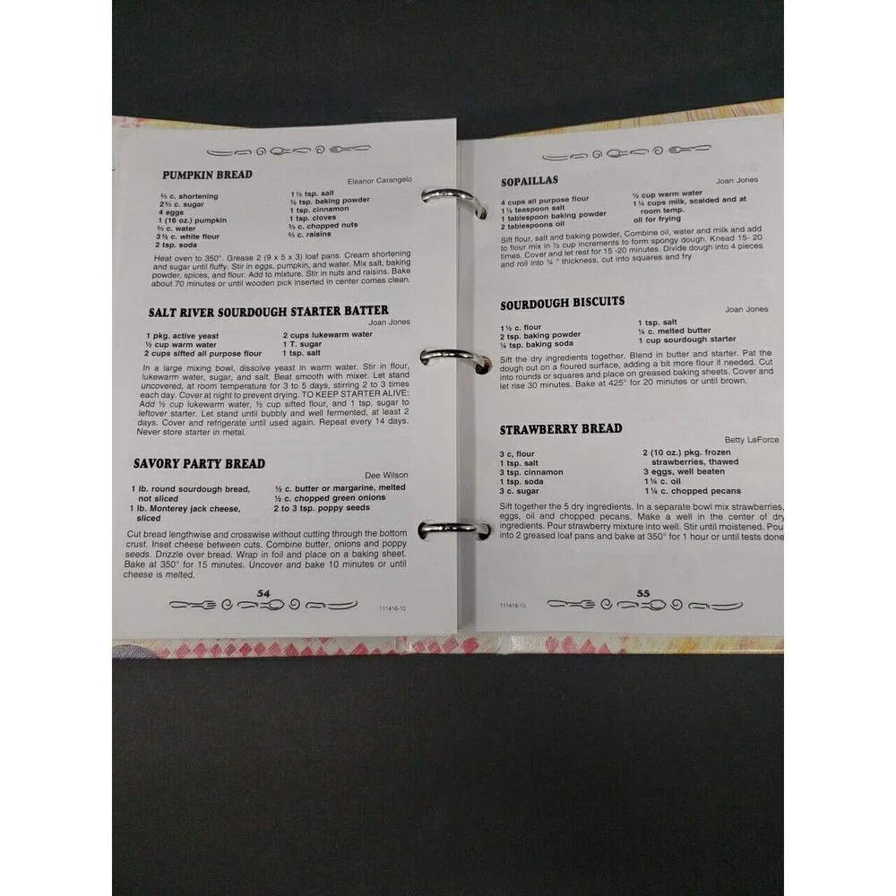 Thyme in Morman Lake Arizona Kitchens Cookbook Fire Department Auxiliary 2010